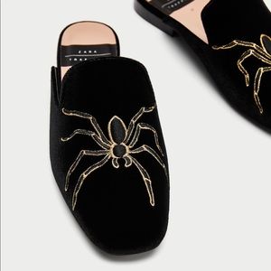 ZARA Spider Mule Loafers